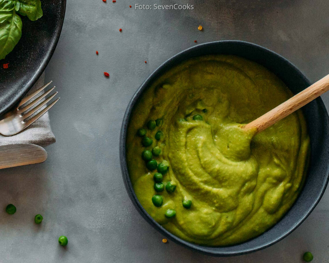 Veganes Rezept: Erbsenpüree 2