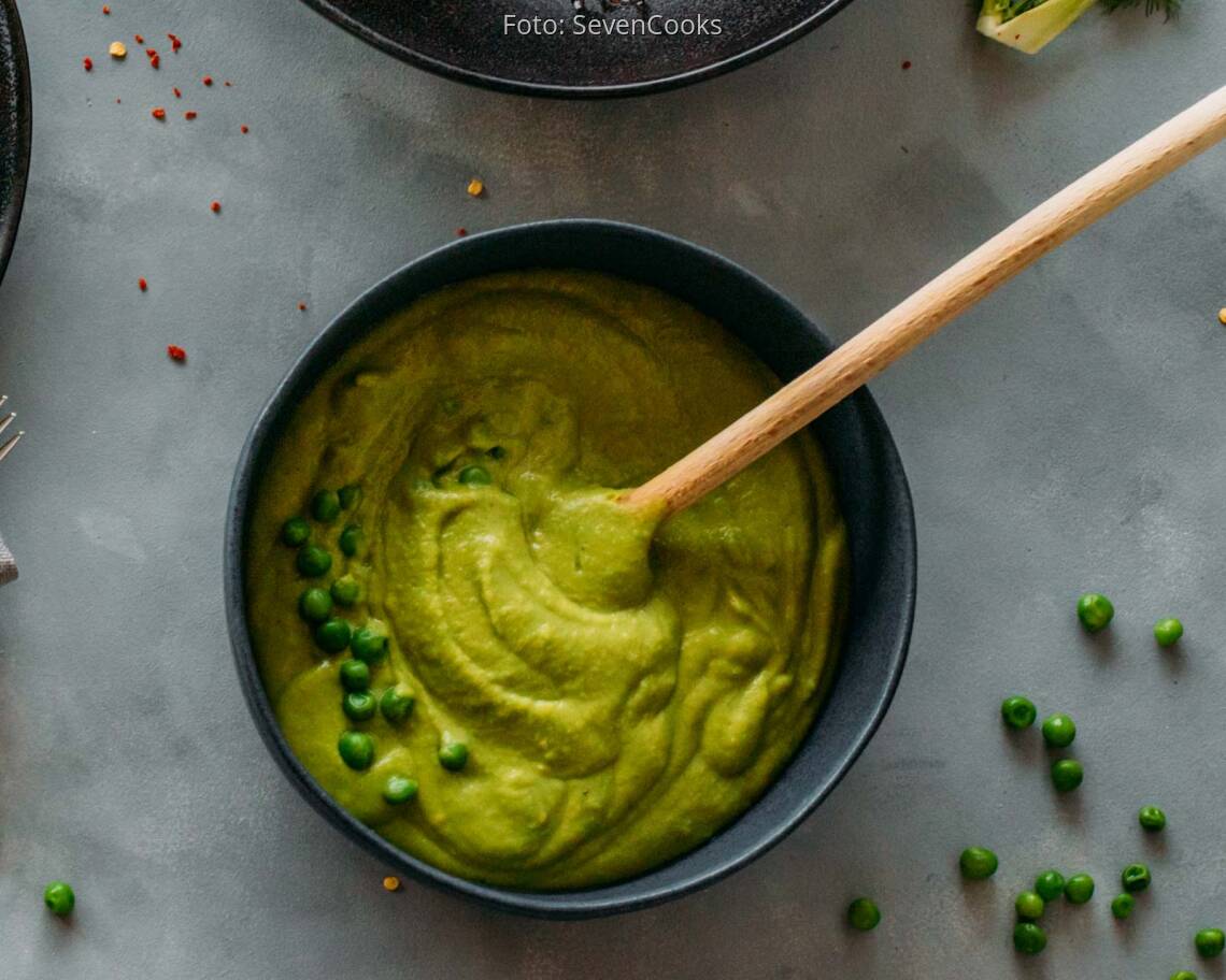 Veganes Rezept: Erbsenpüree 3