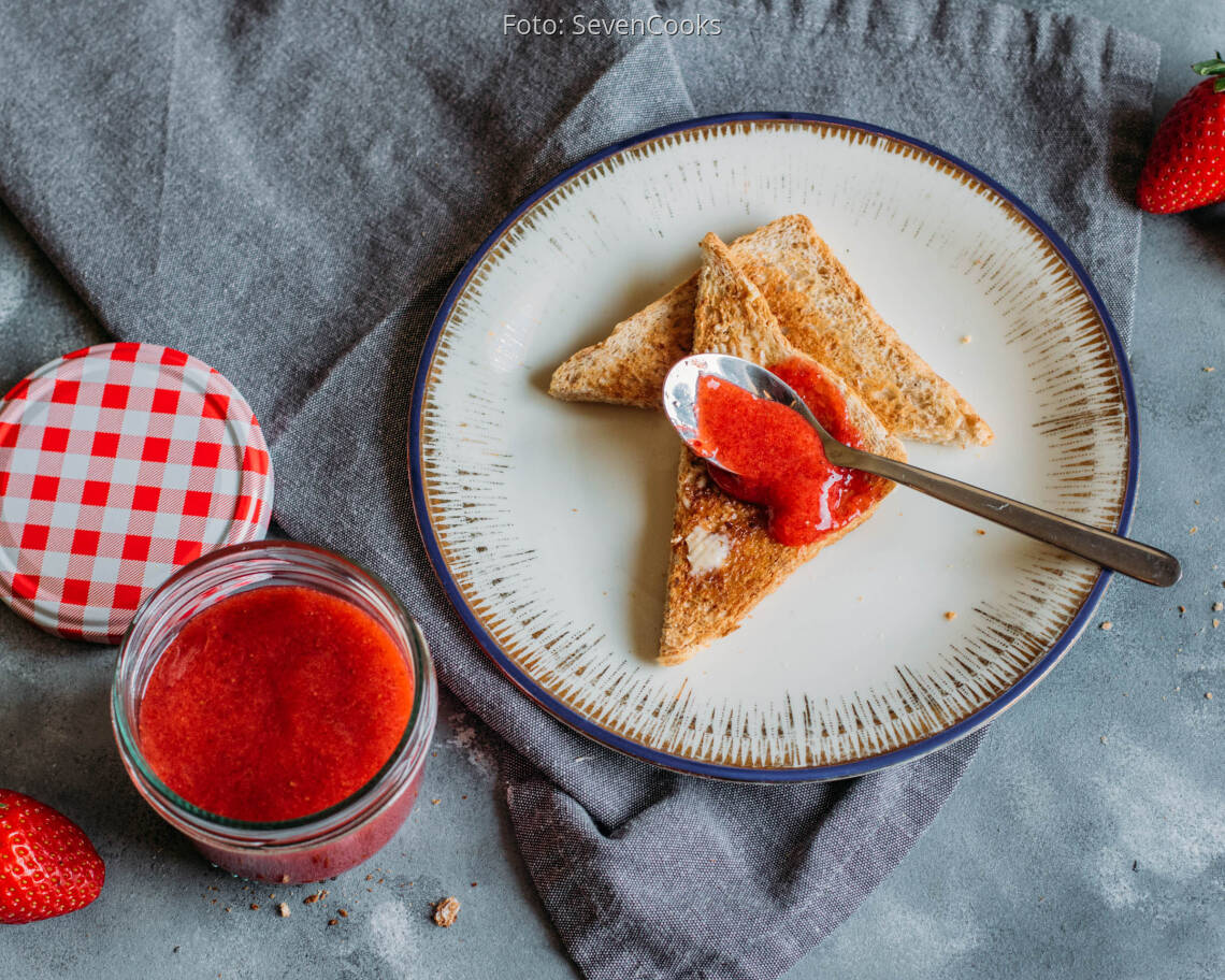 Veganes Rezept: Erdbeermarmelade