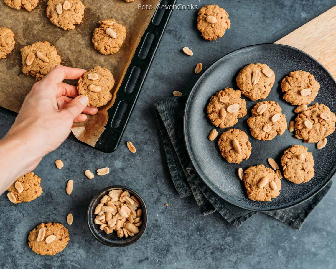 Veganes Rezept: Erdnussbutter Kekse