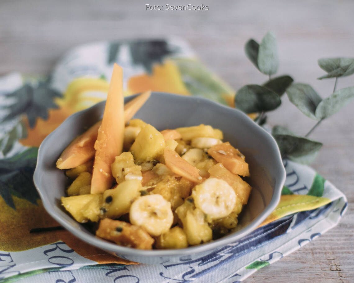 Veganes Rezept: Exotischer Obstsalat_1