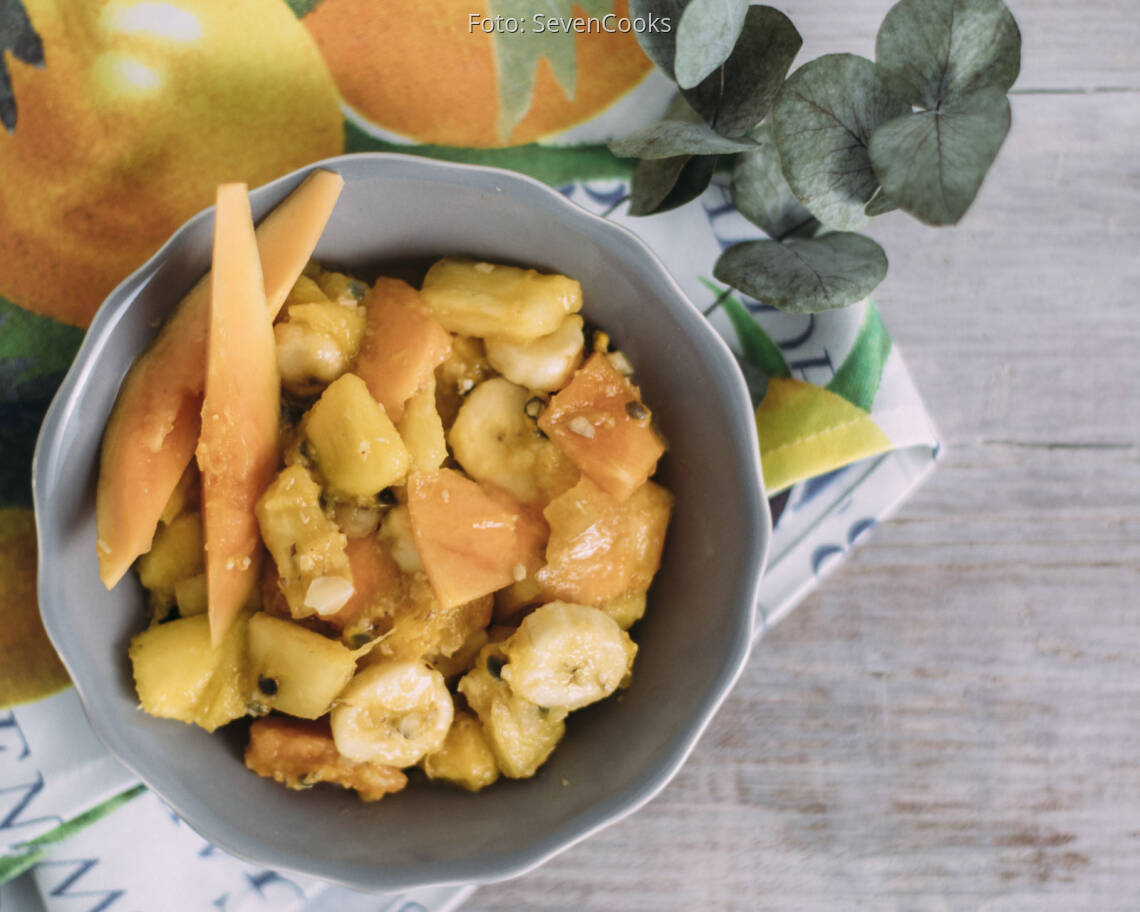 Veganes Rezept: Exotischer Obstsalat_2