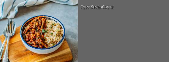 Rezeptbild für "Fasolakia mit Reis"