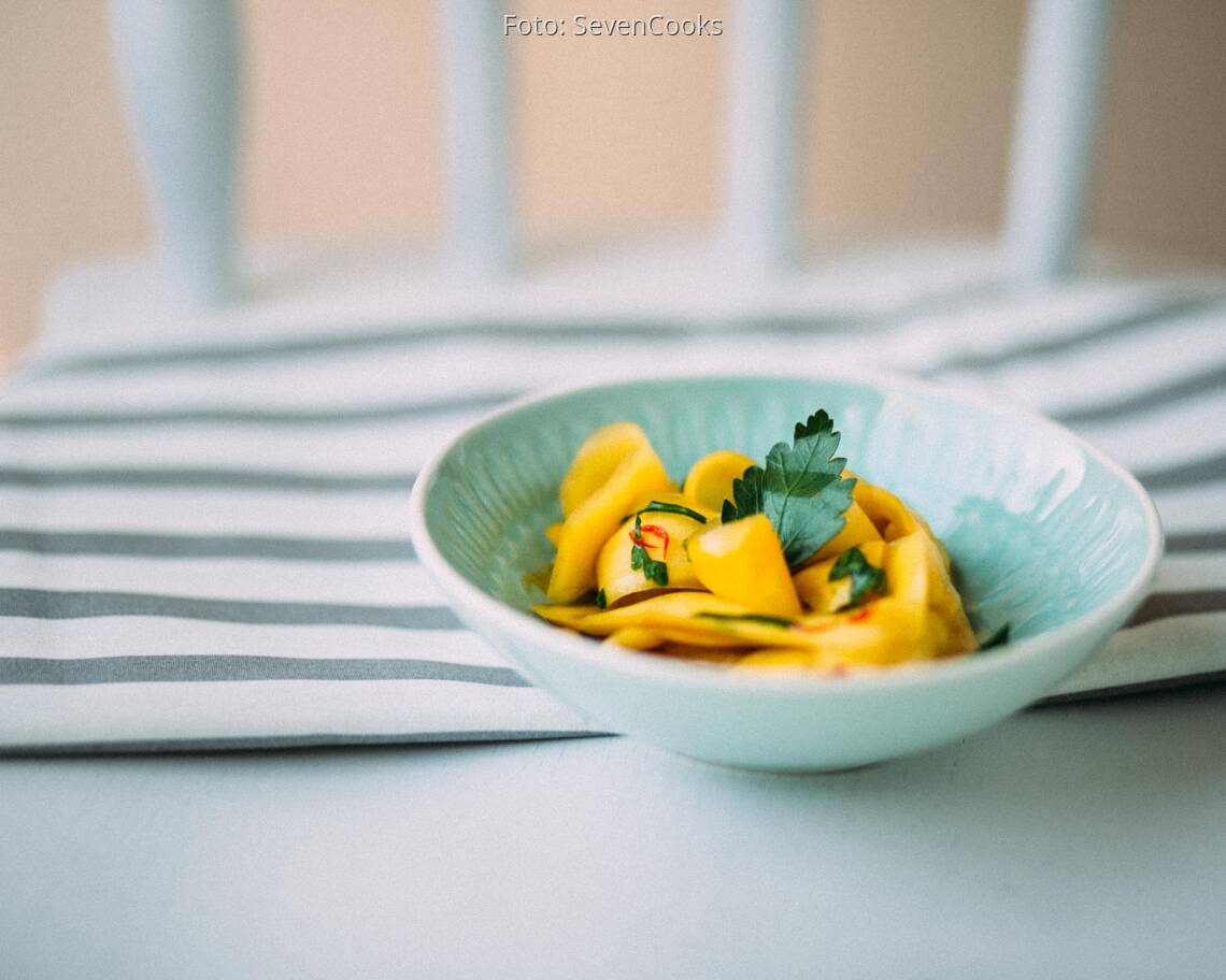 Veganes Rezept: Feuriger Mango-Salat