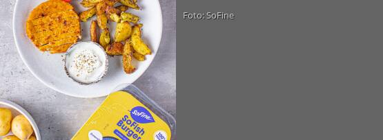 Rezeptbild für "Fish and Chips mit SoFish Burger"