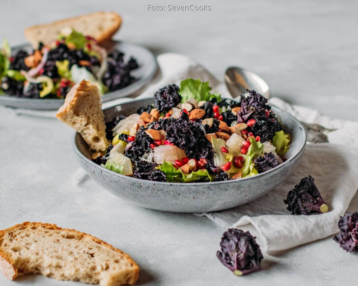 Veganes Rezept: Flower Sprouts Salat 1