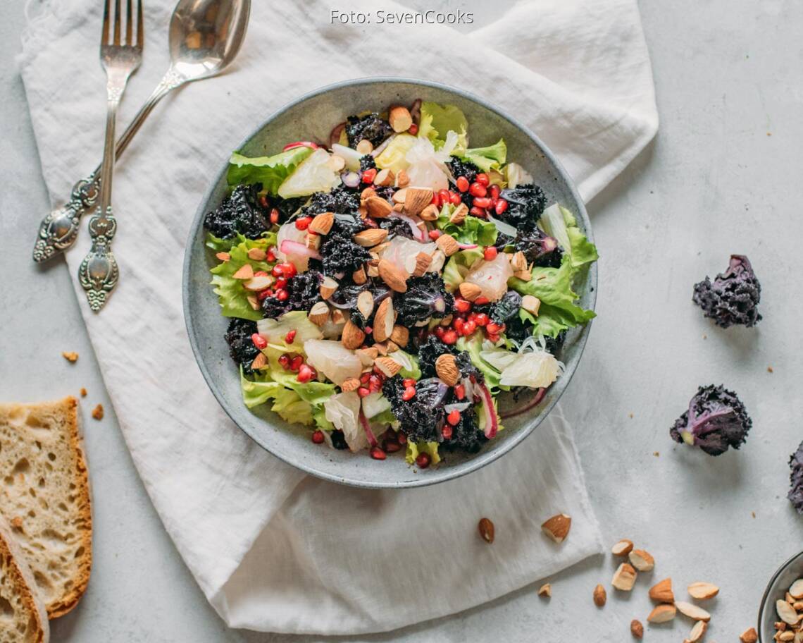 Veganes Rezept: Flower Sprouts Salat 2