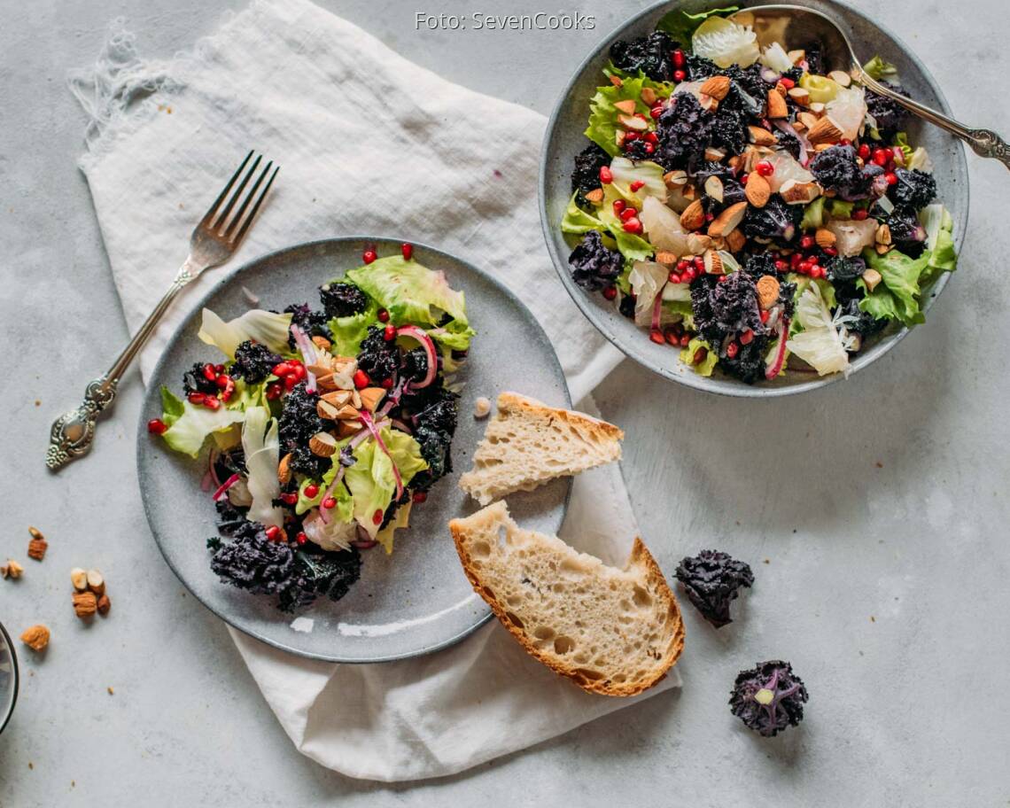 Veganes Rezept: Flower Sprouts Salat 3