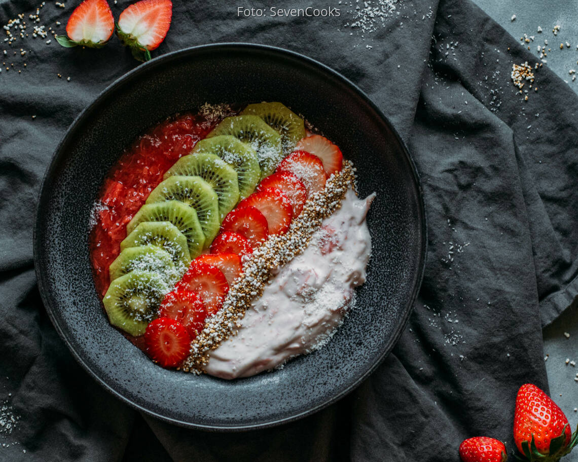 Veganes Rezept: Frühstücksbowl mit Kokosjoghurt 1