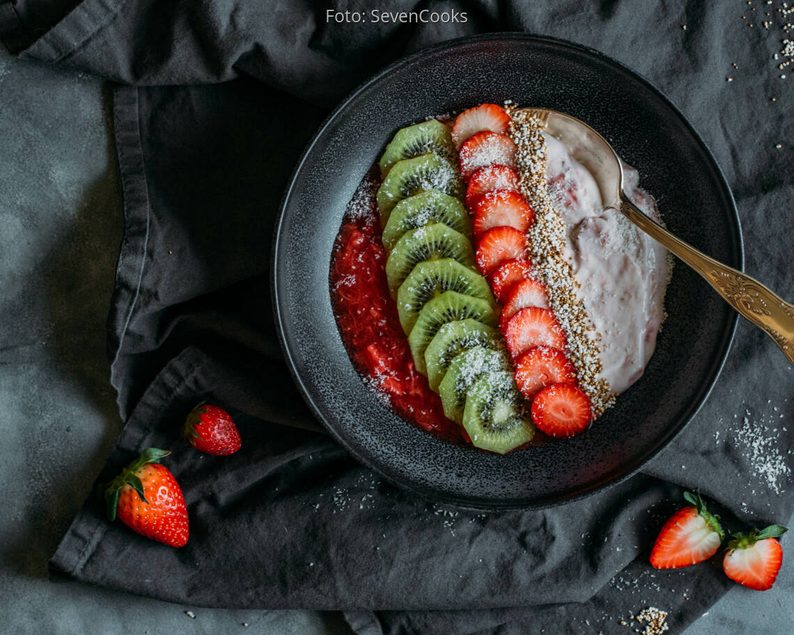 Veganes Rezept: Frühstücksbowl mit Kokosjoghurt 2