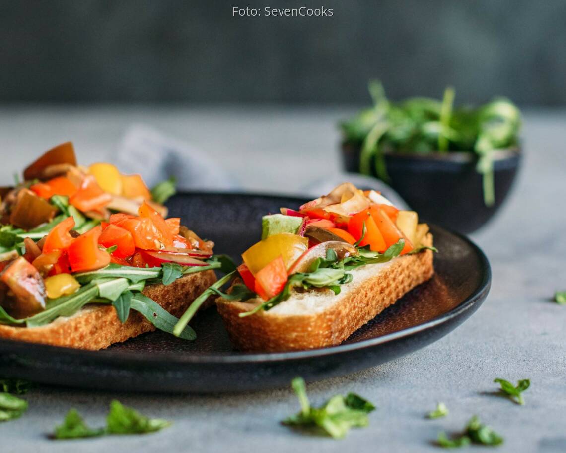 Veganes Rezept: Frühstücks-Bruschetta 1