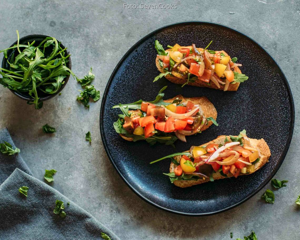 Veganes Rezept: Frühstücks-Bruschetta 2