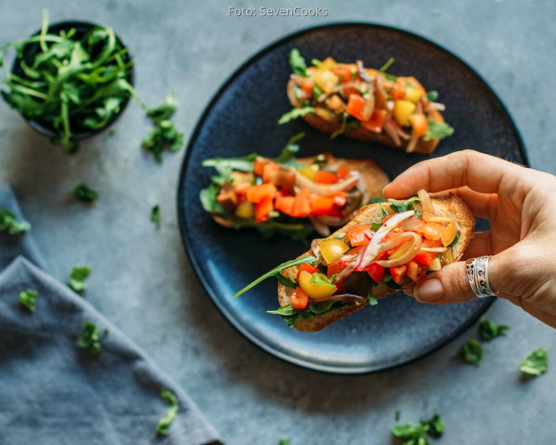 Veganes Rezept: Frühstücks-Bruschetta 3