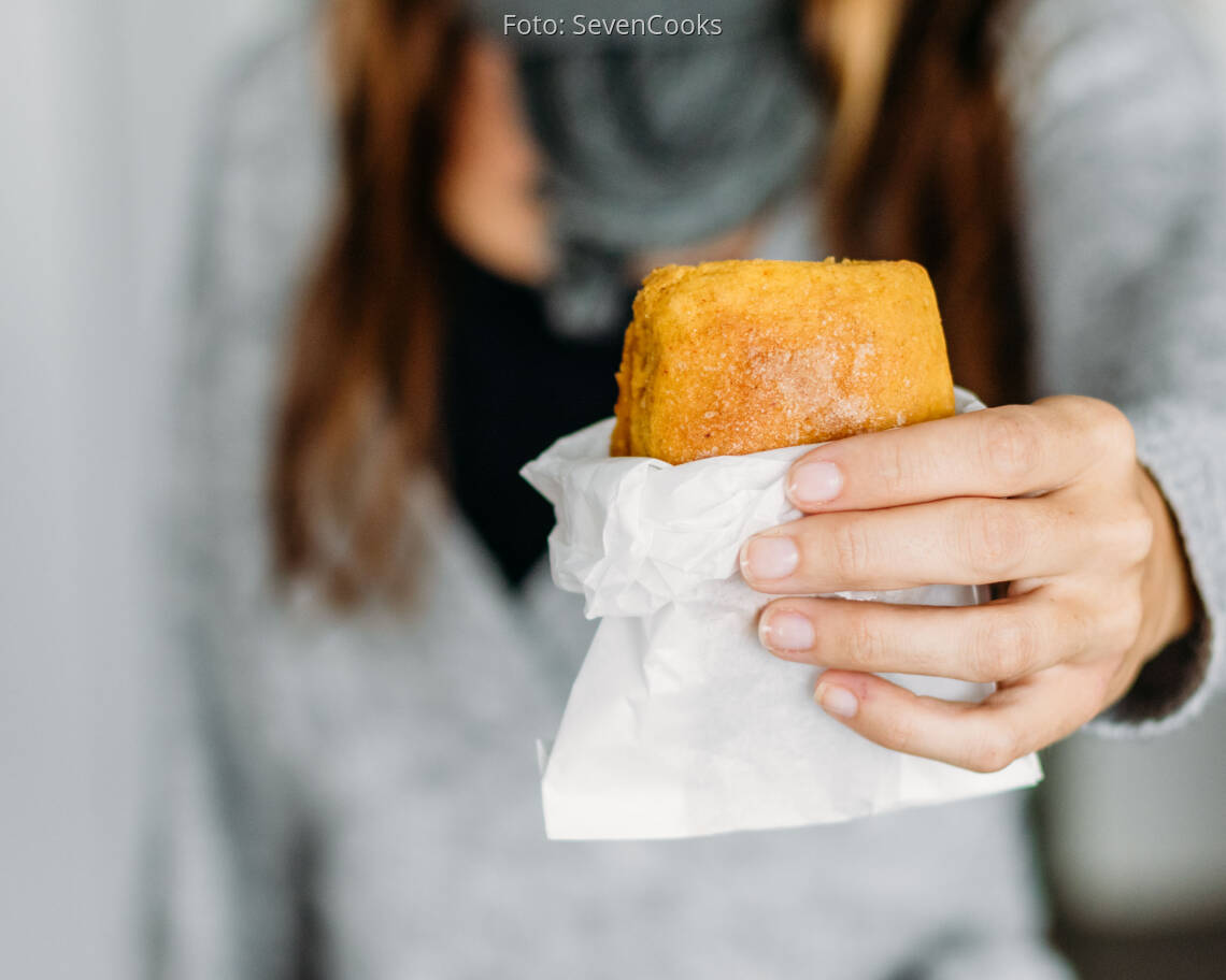 Veganes Rezept: Frühstücksbuchteln mit Kürbis und Apfel 2