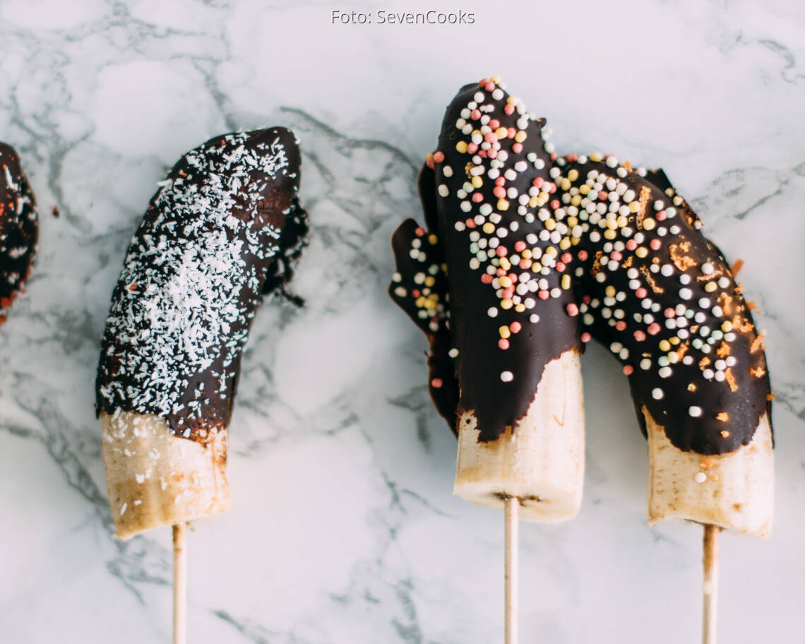 Veganes Rezept: Frozen Bananas