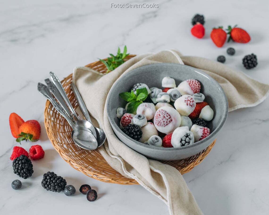 Veganes Rezept: Frozen Joghurt Berries 2