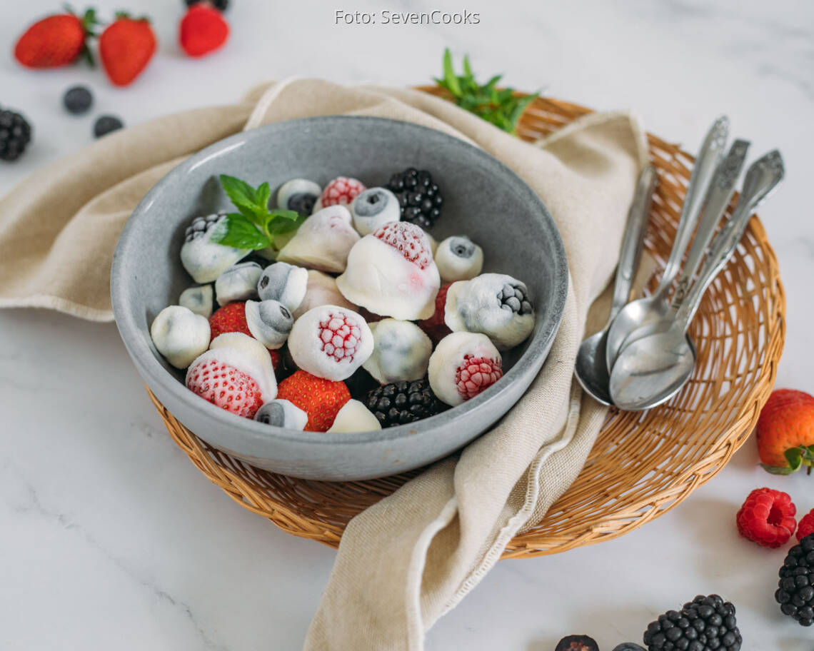 Veganes Rezept: Frozen Joghurt Berries 3