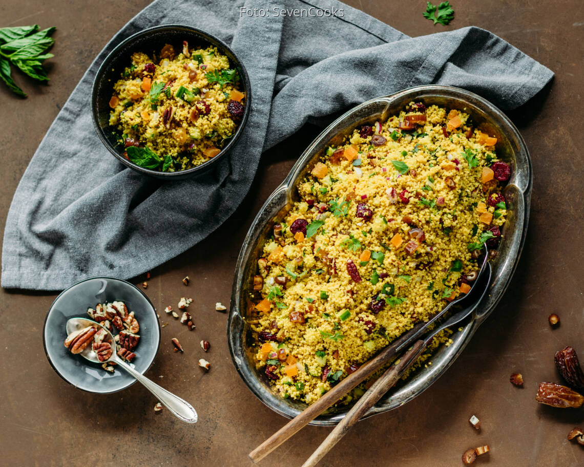 Veganes Rezept: Fruchtiger Couscoussalat