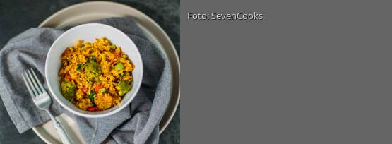 Rezeptbild für "Gebratener Reis mit Romanesco"