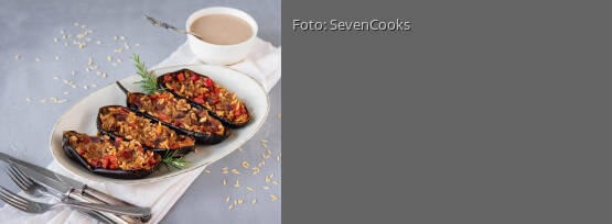 Rezeptbild für "Gefüllte Auberginen"