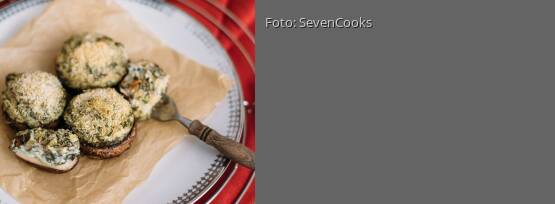 Rezeptbild für "Gefüllte Riesen-Champignons"