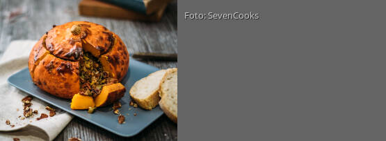 Rezeptbild für "Gefüllter Kürbis"