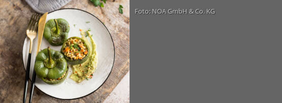 Rezeptbild für "Gefüllte Paprika mit Buchweizen"