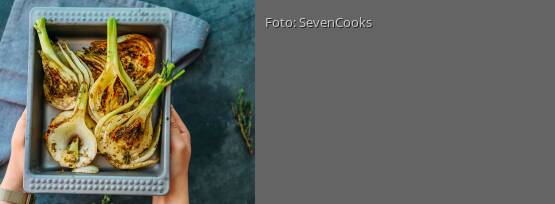 Rezeptbild für "Gegrillter Fenchel mit Zitronenöl"