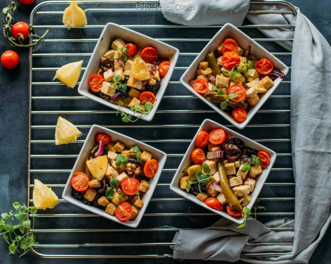 Veganes Rezept: Gegrillter Tofu à la Greece 2