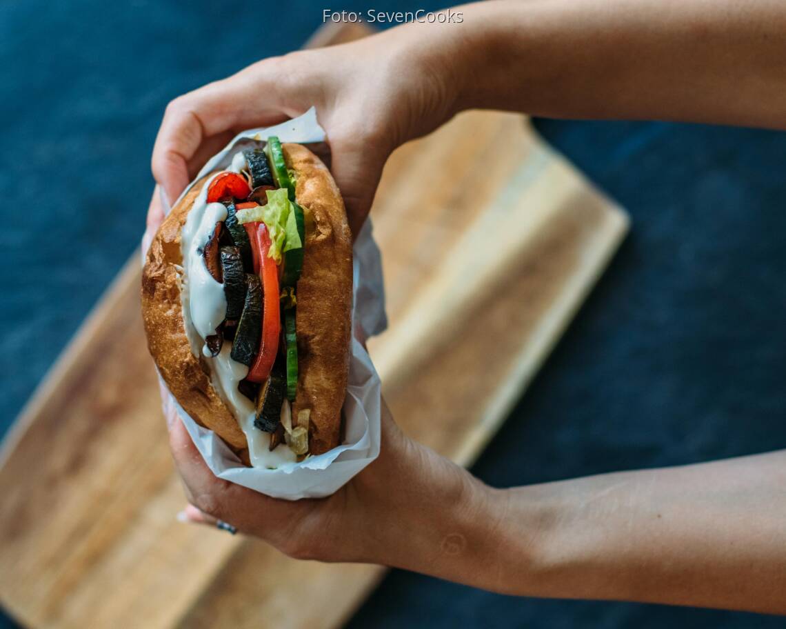 Veganes Rezept: Gemüsedöner 3