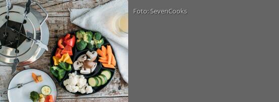 Rezeptbild für "Gemüsefondue mit Kokosöl"