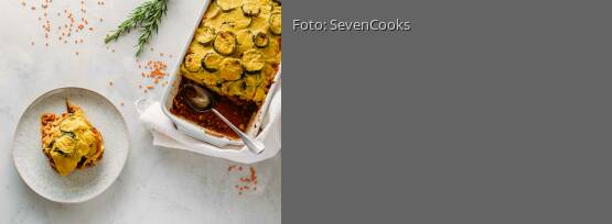 Rezeptbild für "Gemüse-Linsen-Auflauf"