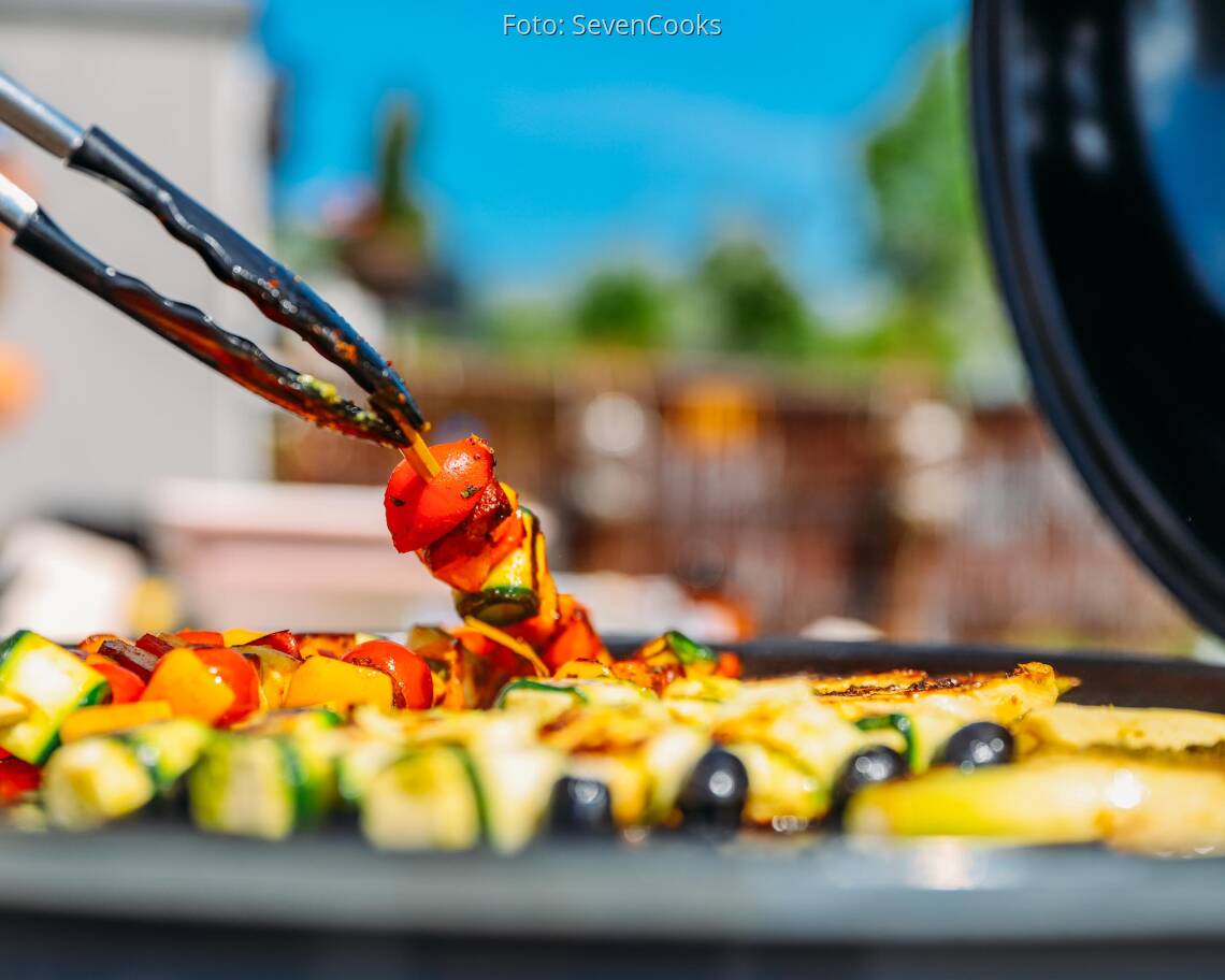 Veganes Rezept: Gemüsespieße mit Tofu 2