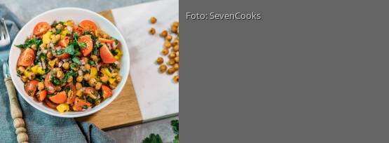 Rezeptbild für "Gerösteter Kichererbsensalat"