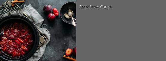 Rezeptbild für "Geröstetes Pflaumenkompott"