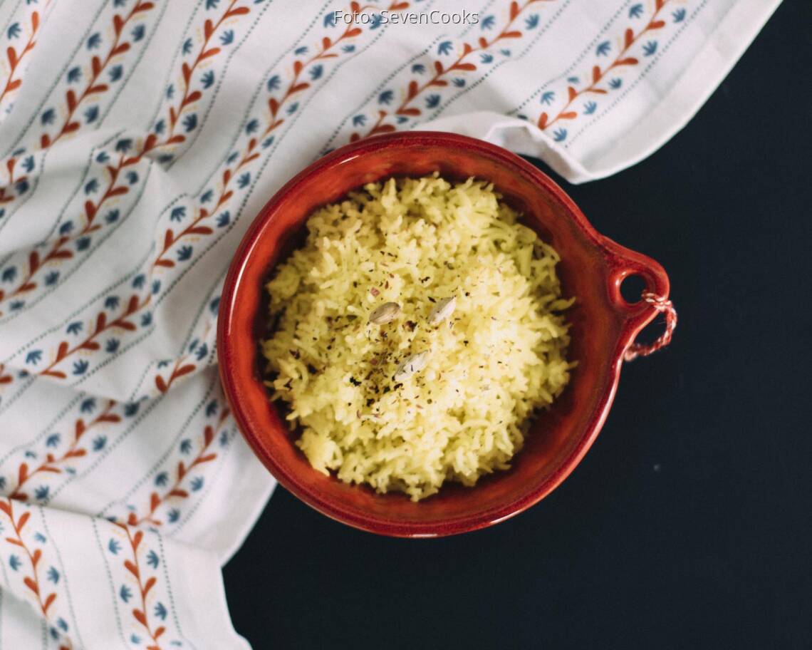 Veganes Rezept: Gewürzreis 2