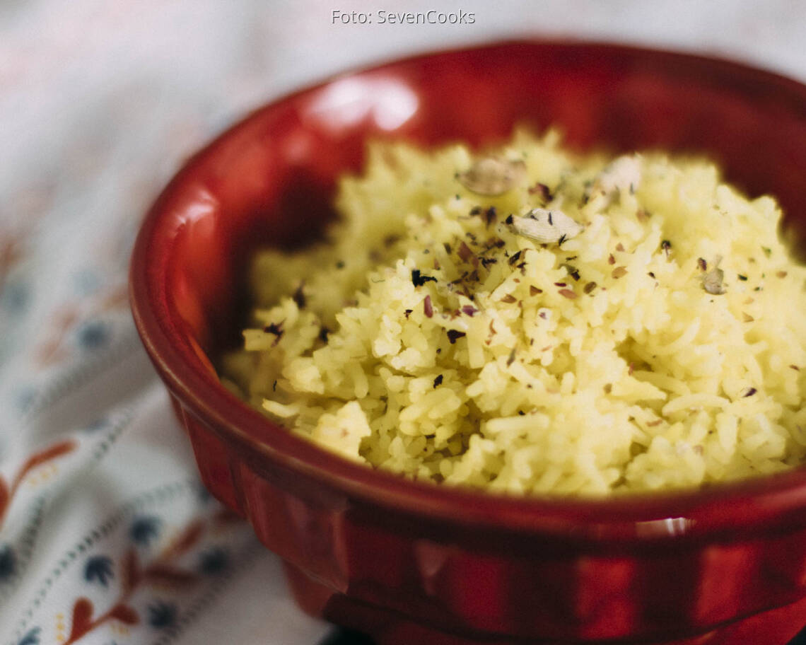 Veganes Rezept: Gewürzreis 3