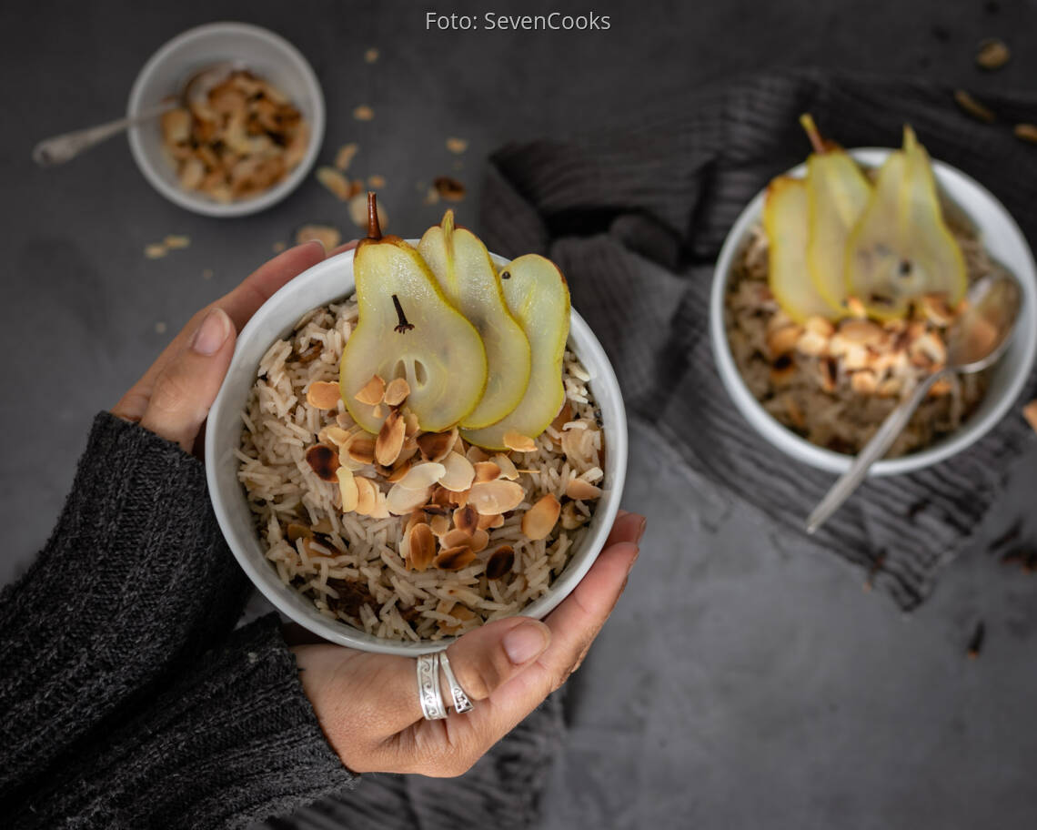 Veganes Rezept: Gewürzter Frühstücksreis