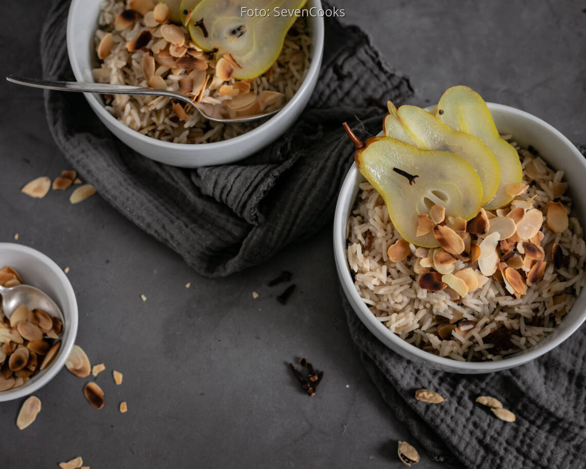 Veganes Rezept: Gewürzter Frühstücksreis