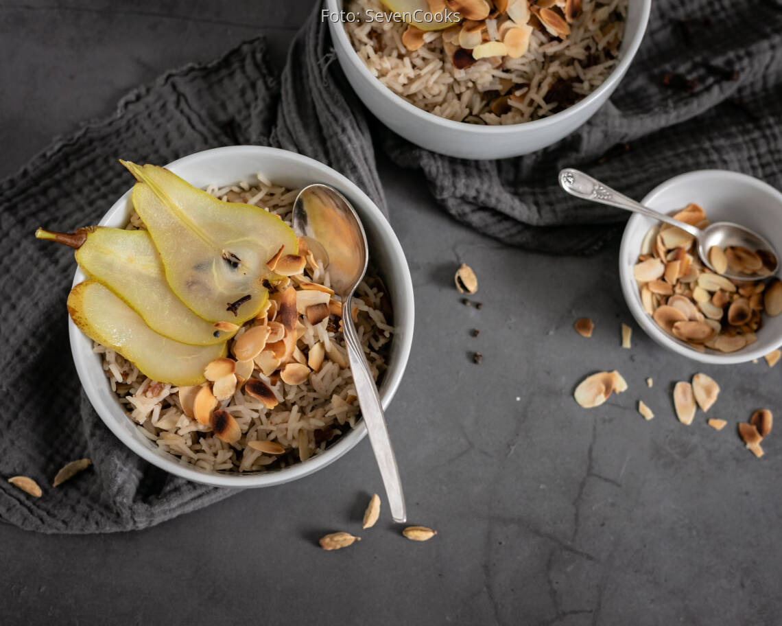 Veganes Rezept: Gewürzter Frühstücksreis