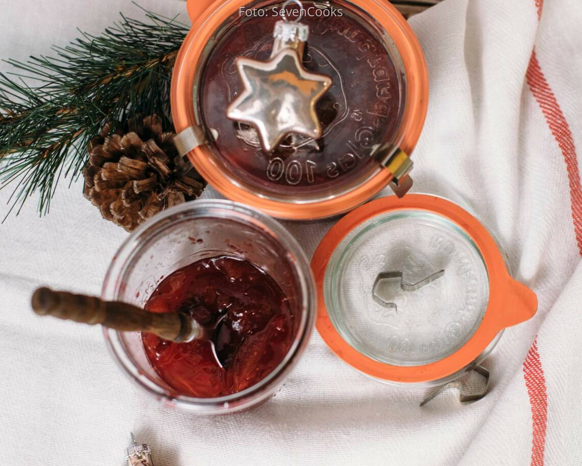 Veganes Rezept: Glühwein Zwetschgen 1