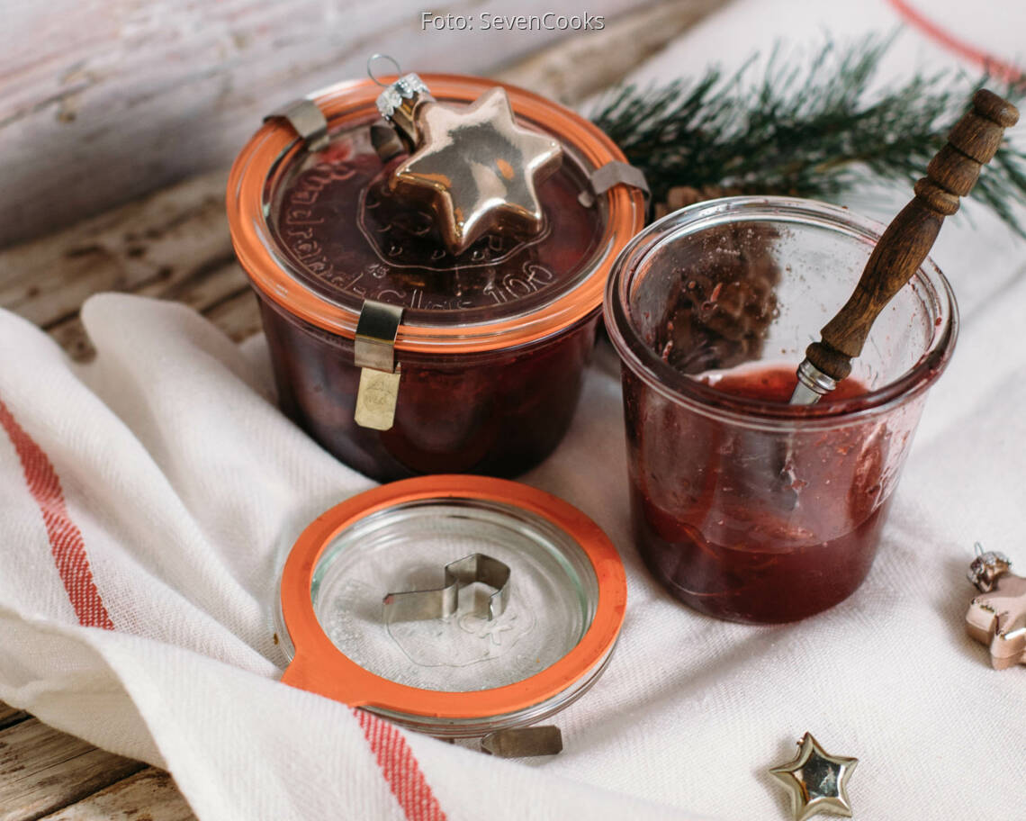 Veganes Rezept: Glühwein Zwetschgen 2