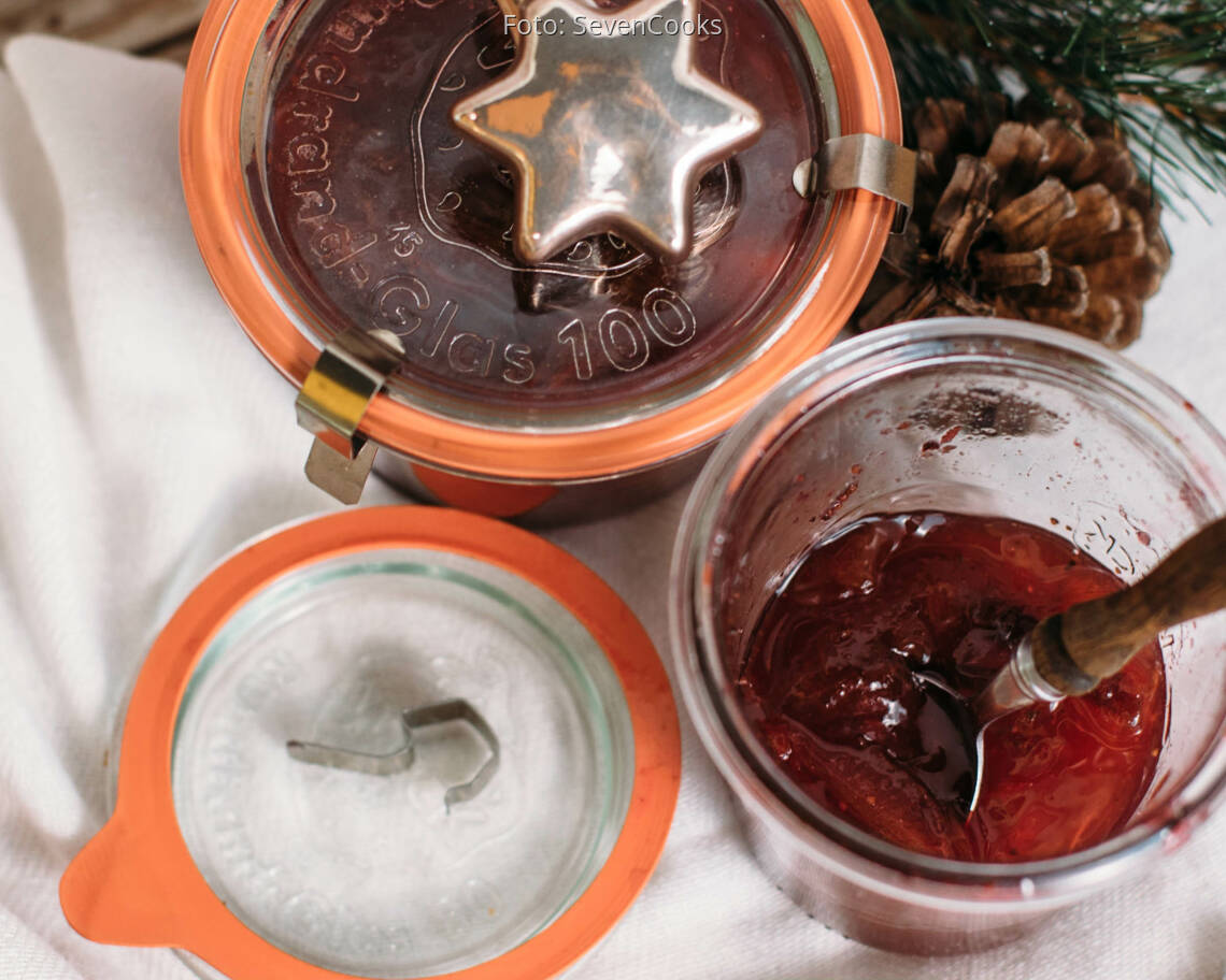 Veganes Rezept: Glühwein Zwetschgen 3