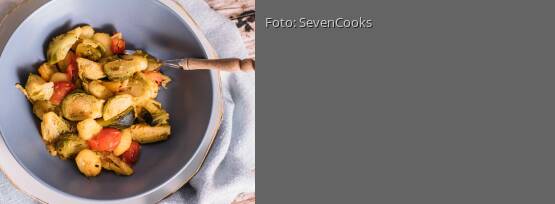 Rezeptbild für "Rosenkohl-Gnocchi-Pfanne"