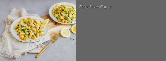 Rezeptbild für "Gnocchi Lauch Pfanne"