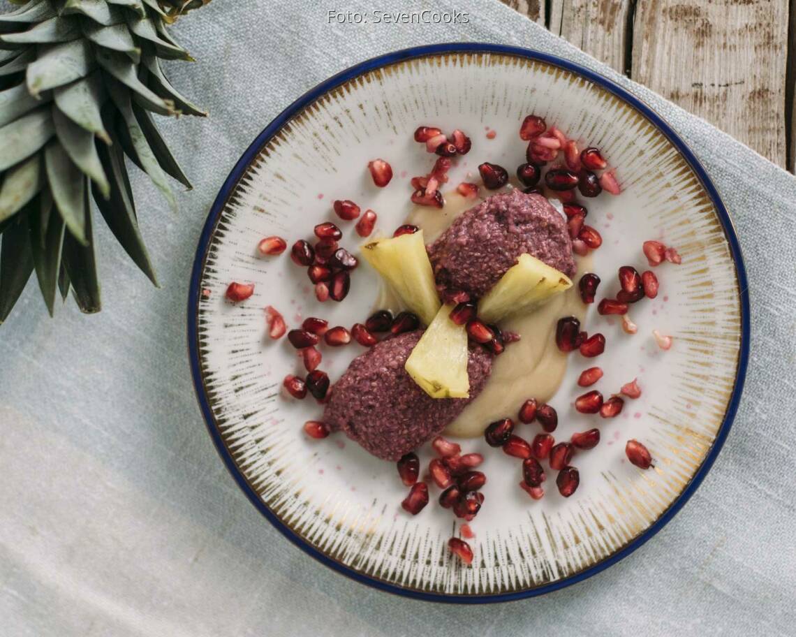 Veganes Rezept: Granatapfeldessert_2