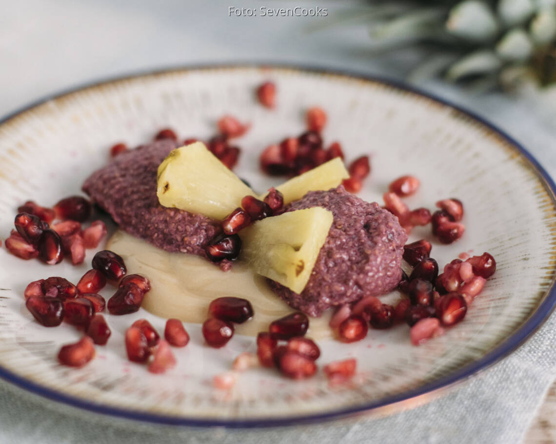 Veganes Rezept: Granatapfeldessert_3