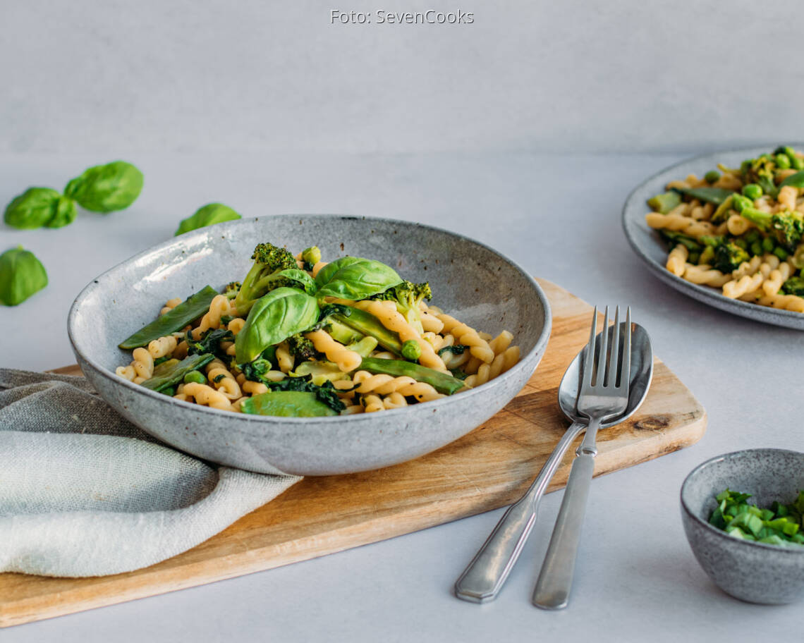 Veganes Rezept: Green Goddess Pasta 1