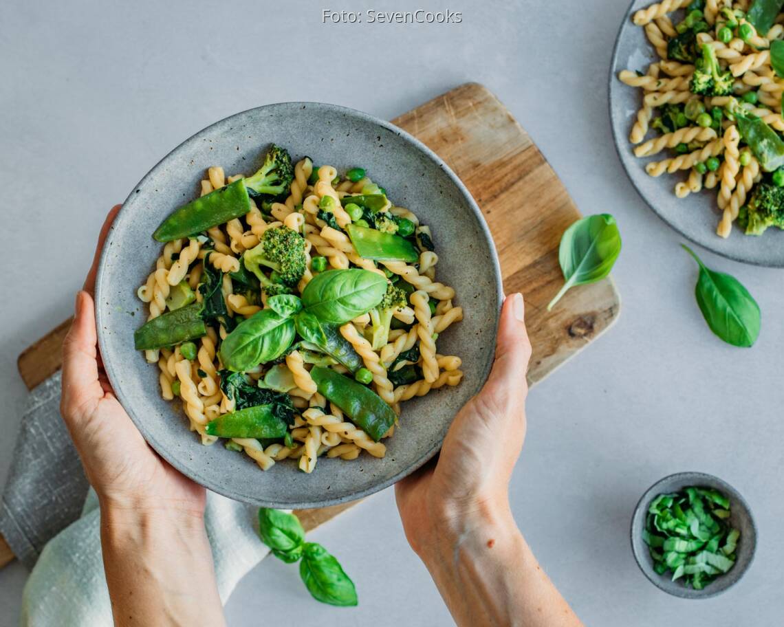 Veganes Rezept: Green Goddess Pasta 2