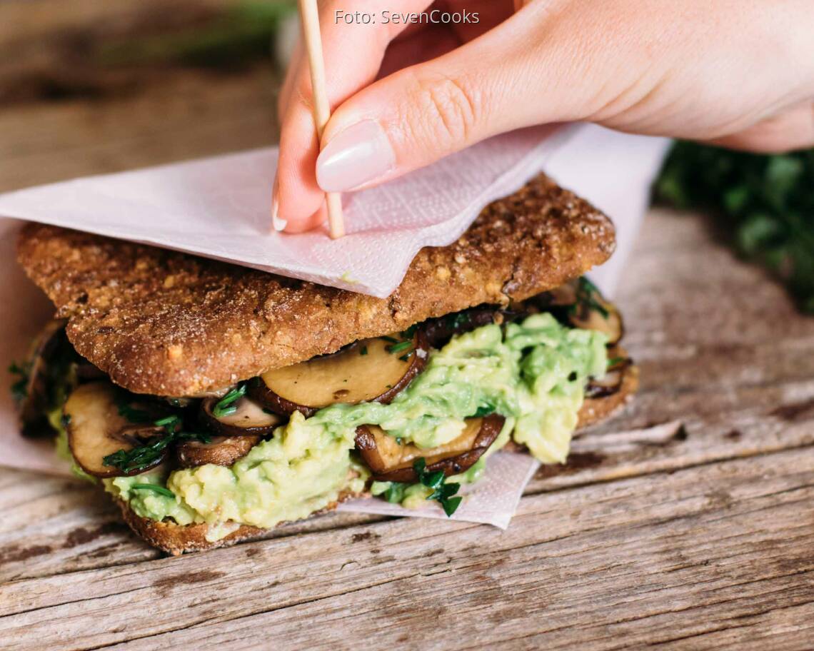 Veganes Rezept: Grilled-Mushroom-Sandwich
